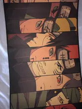 Ninja-29/Popular de Anime personajes colección clásico y nostálgico cartel Retro de Kraft Centro de pintura decorativa