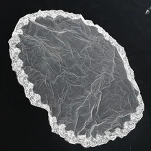 Дешевые реальные фотографии 60 см белая/слоновая кость свадебная вуаль Однослойная Длинная фата для невесты головной вуаль свадебные аксессуары Горячая Распродажа