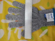 GMG-guantes de seguridad anticortes, gran oferta, color gris y negro, HPPE EN388 ANSI, Nivel 5