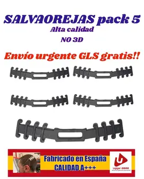 

Salvaorejas face masks, pack 5 units, manufactured in injection machine, quality first.