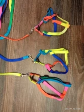 Harness Leash Traction Rope Lead Pet-Dog-Collar Rainbow Colorful Durable Nylon And 120cm