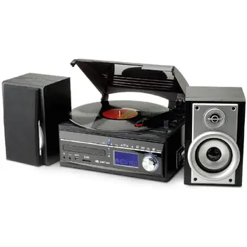 

System Micro Hi-Fi MCD1700/CD player turntable/Cassette total power 40Watt USB/SD Slot/MMCSOUNDMASTER136.75