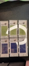False-Lashes HBZGTLAD Curl 8-15mm Blue Yellow C/D Brand-New