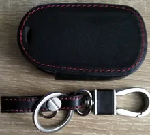 Nueva funda B92 de cuero genuino para Starline B92 B62 B64 B95, control remoto de alarma de coche, llavero LCD, cubierta de llave, envío gratis