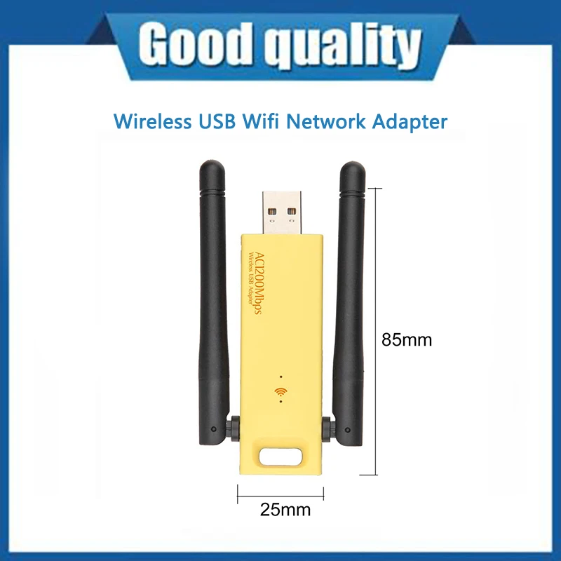 Realtek RTL8812AU/RTL8812BU двухдиапазонный 1200 Мбит/с беспроводной USB Wi-Fi сетевой адаптер