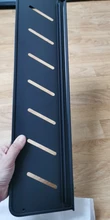Kitchen Shelf Balcony-Rack Black Aluminum Space Single-Tier