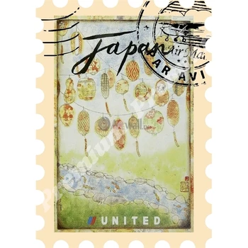 

Japan souvenir magnet vintage poster