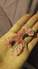Colgante de flor de poliéster y algodón mezclado, abalorio de borla, hecho a mano para pendientes de gota, accesorios de joyería artesanal, DIY, 10 ~ 50 Uds.