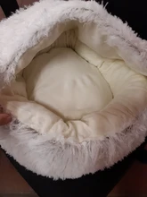 Cat Bed Cushion House Sofa Pet-Bed Small Plush Round Warm Best Soft for Dogs Nest