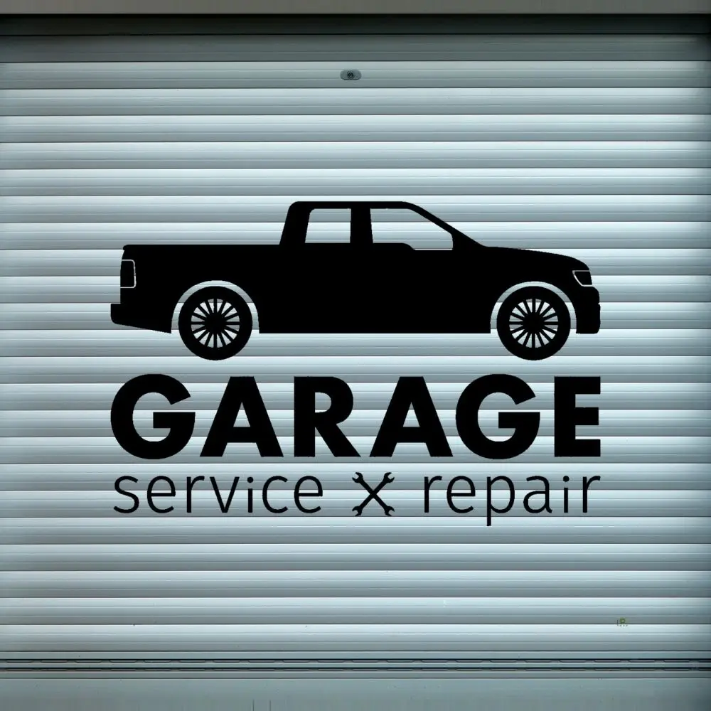Garage Service Repair Wall Sticker Decal Car Auto Repair Wall
