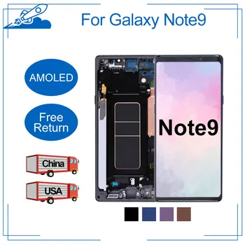 

100% ORI AMOLED Display for SAMSUNG Note 9 LCD Touch Screen Digitizer Best Display Assembly For SAMSUNG Galaxy Note9 Replacement