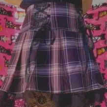 Faldas plisadas Y2K para mujer, faldas plisadas a rayas negras y rosas, Tank Cute Sweet Girls, falda para la escuela a cuadros con cordones, Mini guantes góticos, falda de encaje