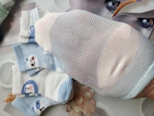 Calcetines finos de malla para bebé, 5 par/lote, de verano, de algodón, material barato