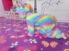 Pijamas stich de invierno para niños, ropa de dormir de dinosaurio panda, unicornio, kigurumi, manta para niñas, disfraz de bebé para dormir