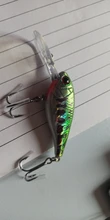 WLure-buzo de agua profundo ligero, 7g, 5cm, 3-4 metros, bamboleante, recubrimiento epoxi, anzuelos triples, señuelo, Crankbait C549