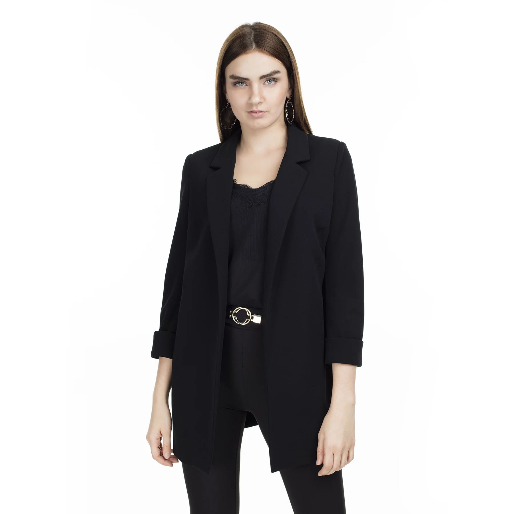 

Via Dante Back Detailed Jacket WOMEN JACKET 54818255VD