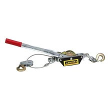 Лебедка STAYER 4310-1.5(Тяга 1,5 кг, 2 крюка, трос 2,4 м, механическая рычажная лебедка