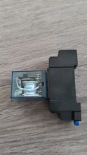 Relay-Switch Coil LED Generalelectromagnetic 110V 220V 12V Withsocket-Base HH52P Dpdtminiature
