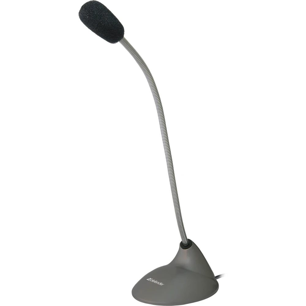 Микрофон компьютерный DEFENDER MIC-111 серый кабель 1 5 м | Электроника