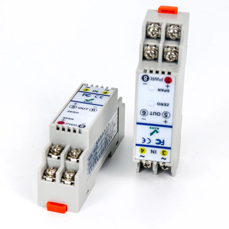 HDH-26 AC Current Transmitter 0-1A 0-5A 0-10A Input 4-20mA 0-5v 0-10V Output DC2