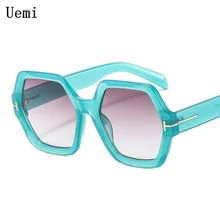 

Vintage Women's Sunglasses Polygon Frame Grils Oversized Sweet Candy With T Designer Eyewear Wholessale Uv400 Ladies Outdoor Gla