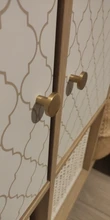 Redondo latón tiradores de tocador cajón tira manijas Pomo de puerta de armario manija antiguo rústico cocina Hardware Pull