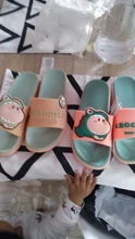 Zapatillas de casa de las mujeres ropa de casa de verano de los niños de dibujos animados lindo interior antideslizante Zapatillas de casa venta al por mayor GYB-LT-2128