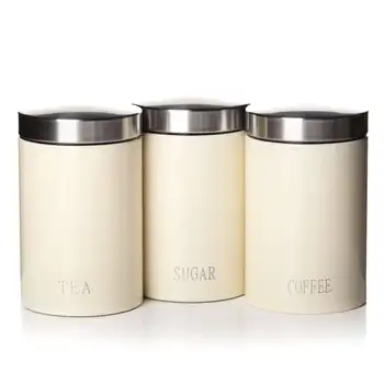 

Set of containers for storage 3 Ave. Metallic cream passion collection