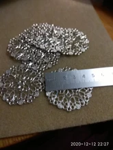 Envío gratis de envolturas de filigrana conectores regalo de artesanía metálica decoración DIY 3,5 cm 5,0 CM