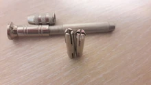 Mini taladro manual de aluminio de alta calidad con mandril sin llave + 10 Uds., broca helicoidal, herramientas rotativas de perforación para carpintería #279519