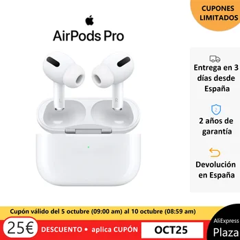 

Apple Airpods PRO MWP22ZM/A, wireless headphones, original, noise canceling, water resistance, three sizes