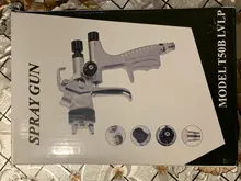 Pneumatic-Gun Airbrush Lvlp-Pistol Car-Paint-Repair Deko Environmental-Protection W/t-Tank