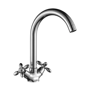 

Decoroom dr48028 two-handle mixer for kitchen with high turn excess