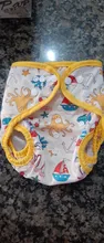 [Simfamily]-cubierta de pañal de tela ajustable lavable, doble fuelle, PUL, traje con pañal de bebé de 3 a 15kg, 1 ud.