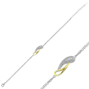

KUTAYDAN 925 Sterling Silver Zircon Stone Bracelet