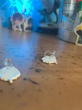 TAFREE-pendientes de resina con dibujos animados D4 Super Danganronpa, hojas termocontraíbles epoxi a la moda, joyería para chicas C1724