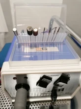 Caja de almacenamiento de brocas para uñas, contenedor vacío de exhibición, fresadora de acrílico, acceso a manicura, Full Beauty, 1 Uds., CH994