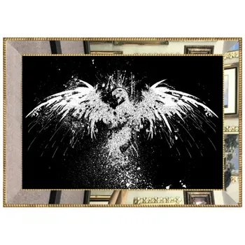 

Digital 3D Mirrored Silvery Luxury Canvas Print 60 * 80 cm