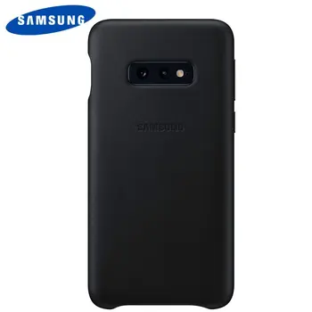 

Original Samsung G970 Galaxy S10e Black Leather back case (with Blister)