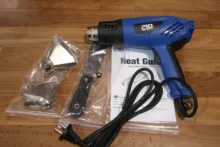 PROSTORMER-pistola de aire caliente eléctrica de 220V, herramienta eléctrica Industrial de 2 temperaturas variables, 2000W, con cuatro accesorios de boquilla