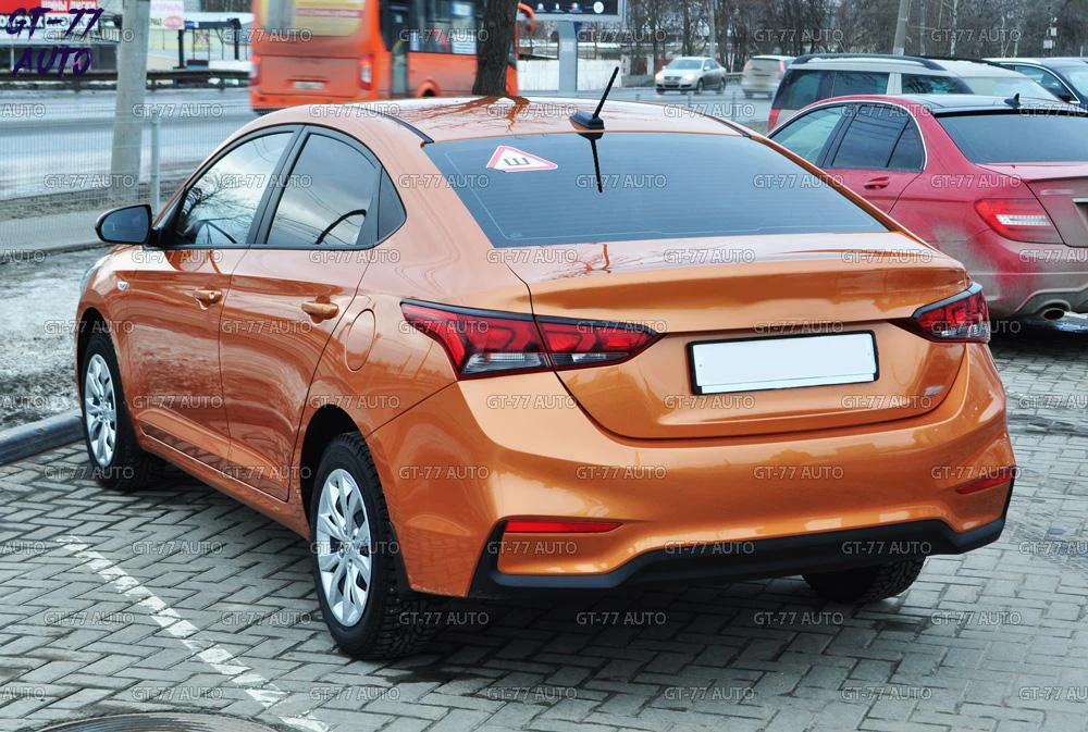 Накладки на задние фонари для Hyundai Solaris- реснички колодки 1 комплект / 4 шт внешний материал ABS пластик Стайлинг