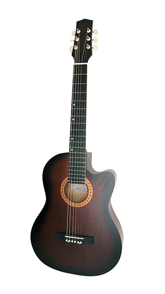 M-32-MH Акустическая гитара, с вырезом, цвет махагони, Амистар