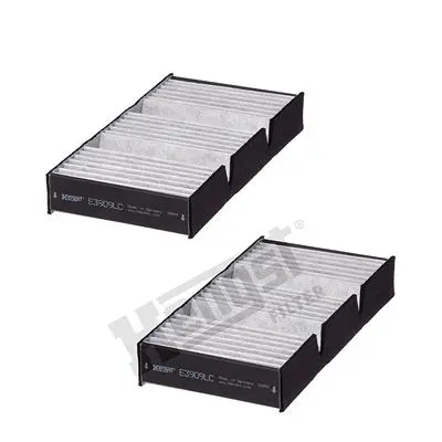 Фильтр салона MB W166(к/кт 2 шт)(уголь) HENGST FILTER E3909LC