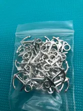 30 Uds. De abalorios de ancla de mar, colgante para collar de aleación de Metal, fabricación de joyas DIY hechas a mano de 19*15mm