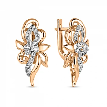 

E01-d-33855 earrings (au 585)