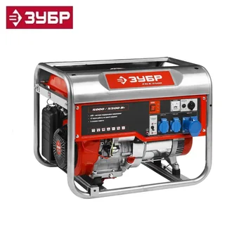 

ZESB-5500 Gasoline Generator, 5500 W, ZUBR Power home appliances backup emergency source of electric power