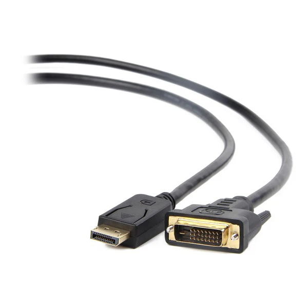 Переходник DisplayPort-DVI GEMBIRD CC-DPM-DVIM-6 1080 px(1,8 m) черный