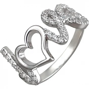

Esthete ring with cubic zirconia