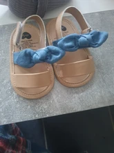 Sandalias antideslizantes con lazo para niñas de 0 a 18 meses, zapatos de princesa con lazo para bebés recién nacidas, sandalias de verano, de material PU