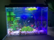 RGB Aquarium Lamp Light Remote-Control Fish-Tank-Essential Plants Colorful for Amphibious-Use